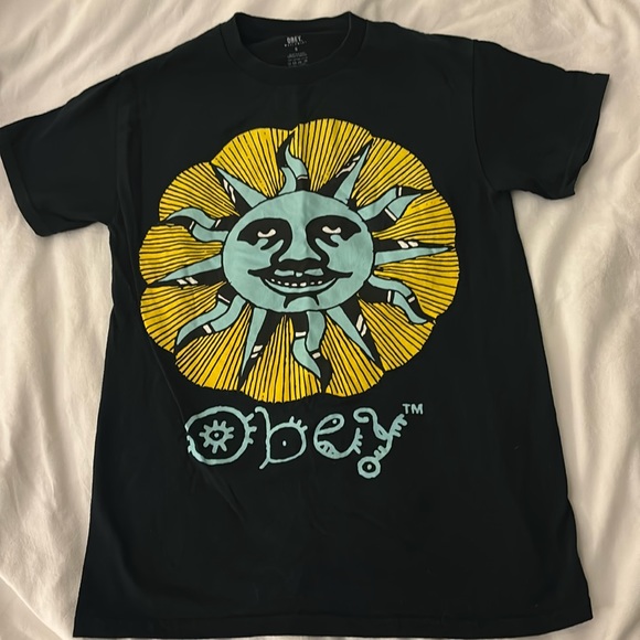Obey Tops - OBEY Sundial UNISEX Tee Shirt - Small